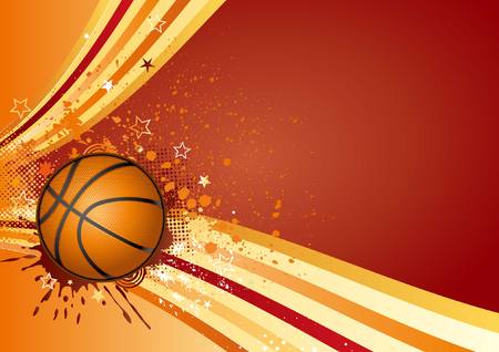 basketball sport design elementのイラスト素材