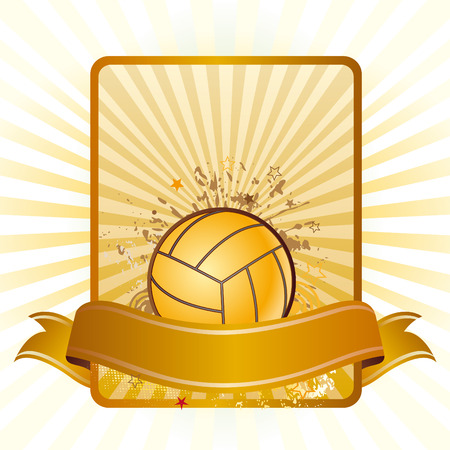 design element for volleyball sportのイラスト素材