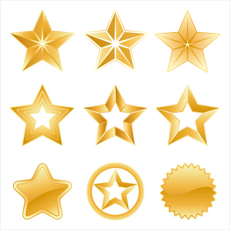   star icon setのイラスト素材