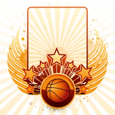 vector background of basketball sportのイラスト素材
