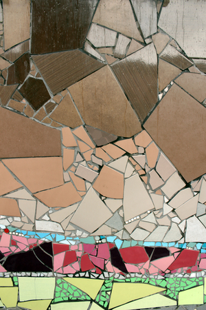 detail ceramic glass mosaicsの写真素材