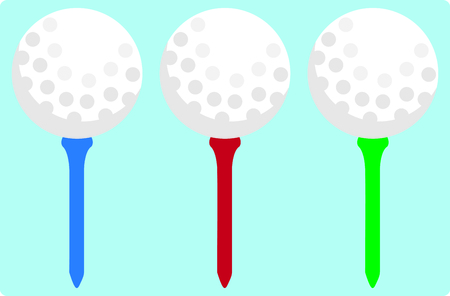 Golf is a great past time sport to enjoy playing with a group or on your own. This is the perfect design to add to a golf towel.のイラスト素材