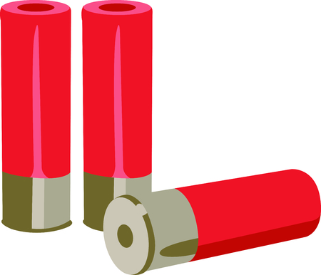 Enjoy the time outdoors shooting skeet with this perfect image.のイラスト素材