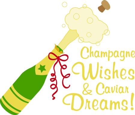 Include these decorations for your next celebration!  Wear this for your planning party.  Show you are ready for the New Year!のイラスト素材