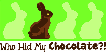 Planning for your Easter buffet table is lots of fun.  Dont forget this cute design to go with your dessert table!のイラスト素材