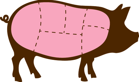 This image of a pig is perfect for your next project.のイラスト素材