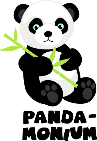 This Chinese Panda is perfect for your next design.のイラスト素材