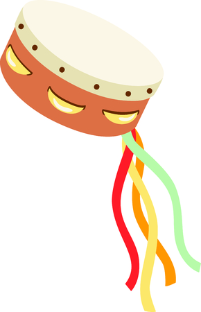 Get this tambourine for your next design.のイラスト素材