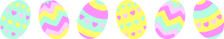 Get eggs image for your next Easter design.のイラスト素材