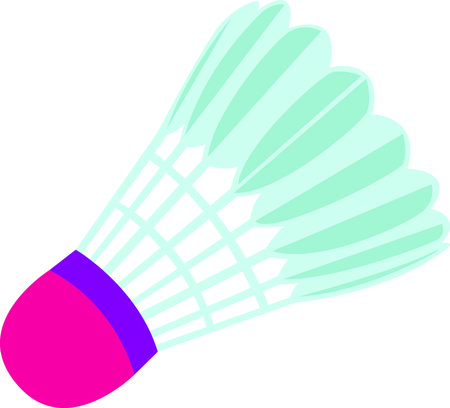 Remind your special player that loves the game.  Perfect for the badminton team!のイラスト素材