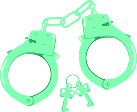 You entrust your safety to police officers each day.  This design is perfect for thanking them! They will love it!のイラスト素材