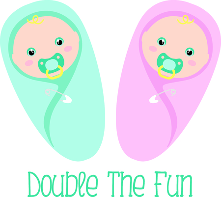 Planning a baby shower will not be complete without this adorable design.  Add it to your favorite items for party favors.  They will love it!のイラスト素材