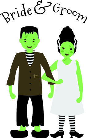 Decorate for Halloween with scary Frankenstein.のイラスト素材