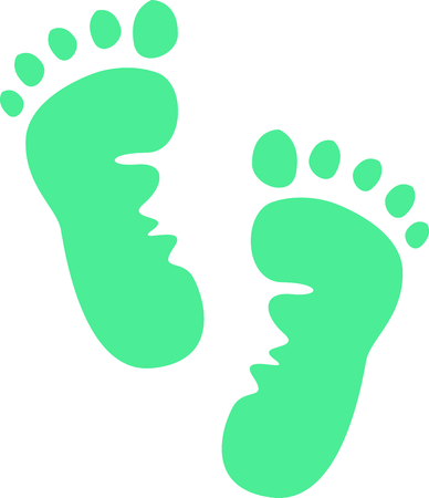 Celebrate this wonderful event and give a gift for the baby boy!  The proud parents will love items that are special for their baby boy!のイラスト素材