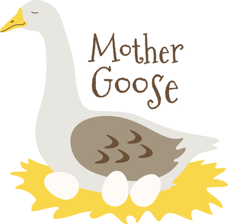 A favorite holiday song, The tweleve Days of Christmas. The sixth day, six geese a laying.のイラスト素材