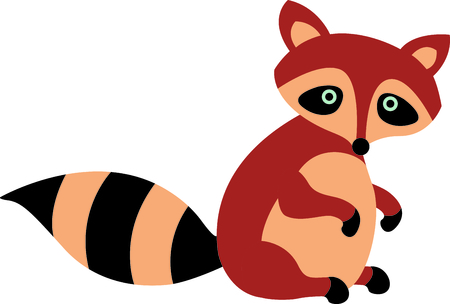 Get this raccoon image for your next design.のイラスト素材