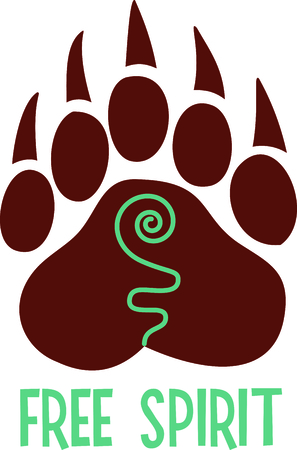 A bear claw is the perfect image for your Southwest design.のイラスト素材