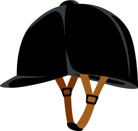 Grab your gear and go ride a horse.  The perfect image for your next design.のイラスト素材