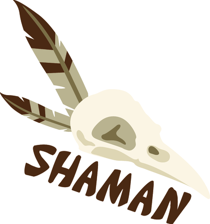 Show off your tribal roots with a shaman design.のイラスト素材