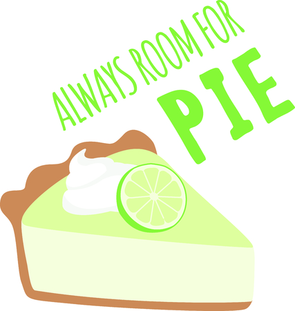 Serve this slice of pie for your home decor or as a gift.のイラスト素材