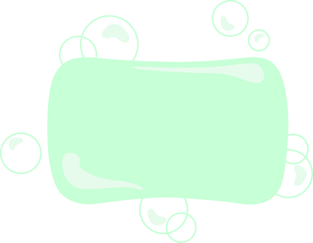 Use this soap image to remind the kids to wash their handsのイラスト素材