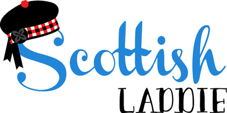 This beautiful Scottish theme is a beautiful image for your next design.のイラスト素材