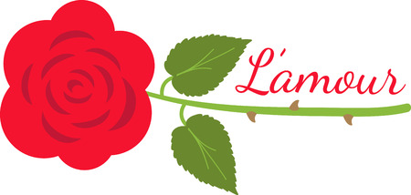 Red Roses are god gift given to express our Love towards loved one.のイラスト素材