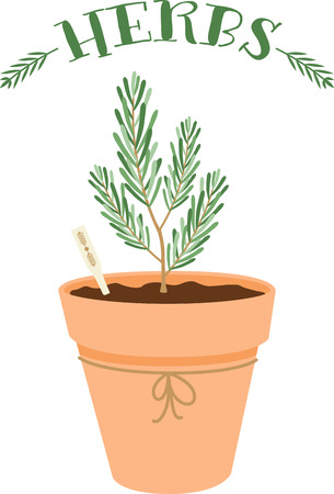 Herbs are a gift given by God to enhance the beauty of our Nature.のイラスト素材