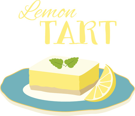 A delicious dessert is always welcome in any kitchen.のイラスト素材