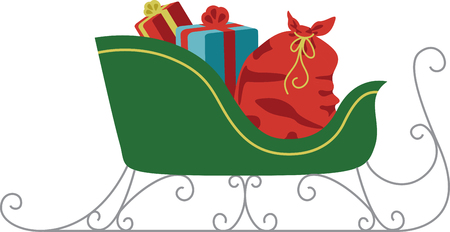 Celebrate the spirit of giving and spread Christmas cheer with this pretty design on pillows, wall hangings, totes and moreのイラスト素材