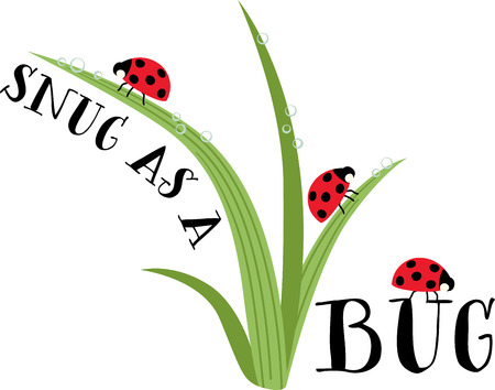 Ladybug lovers will enjoy this versatile and fun design that offers endless possibilities on any project.のイラスト素材