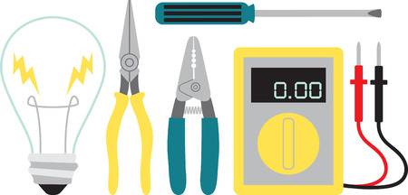 A great design on carryalls, sweatshirts, jacket backs, quilts, wall hangings, and anywhere else you can think of to recognize your favorite handyman.のイラスト素材