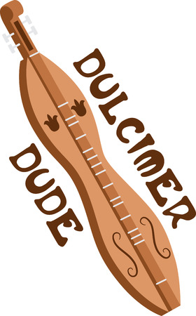 Tune up your clothes and accessories with this neat Dulcimer Musical Instrument design.