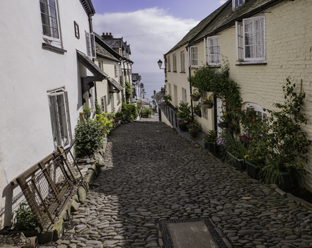 Cobbled main streetの写真素材