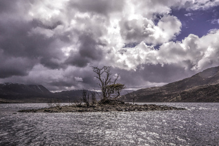 Island in the Lochの写真素材