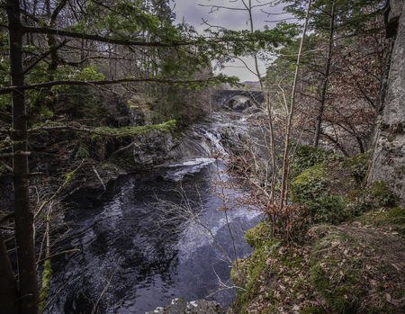 Scotland Highlands riverの写真素材