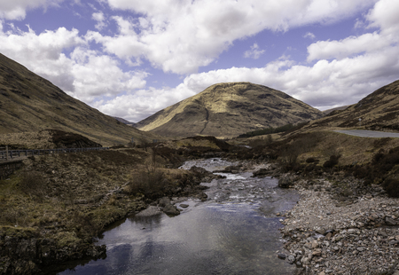 Scotlands Mountains Riversの写真素材