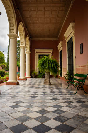 Entre Rios, Argentina. July 29, 2018. Palacio San Jose in the city of ColÃ³n. Residence of former President Urquiza, now a museum.のeditorial素材