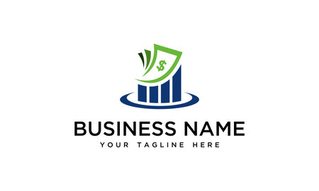 vector financial profit logoのイラスト素材