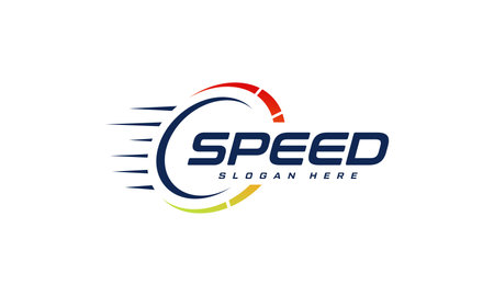 VECTOR SPEED RPM LOGO TEMPLATEのイラスト素材