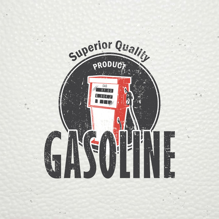 Auto service set. Rent a Car. Garage auto. Detailed elements. Old retro vintage grunge. Scratched, damaged, dirty effect. Typographic labels, stickers, logos and badges. Flat vector illustrationのイラスト素材