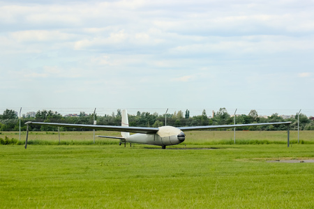 danger between aircraft during flight aviation accidentの写真素材