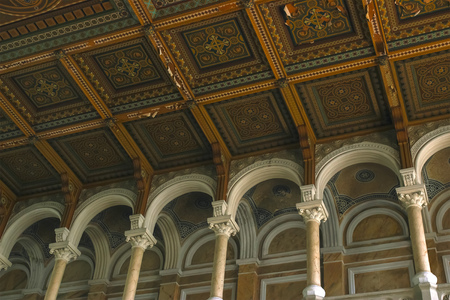 View top of the roof with beautiful facade