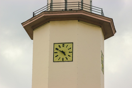 Old City Hall Clock Tower against sky background