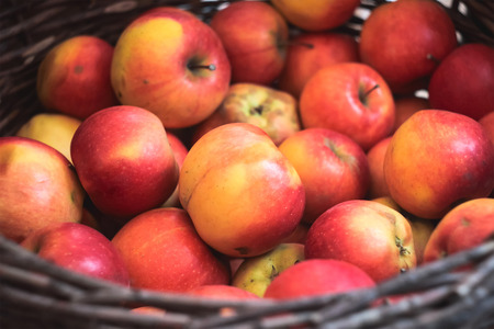 The set of red apples