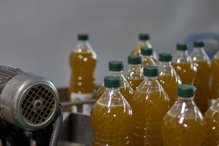 Spanish olive oil process factoryの写真素材