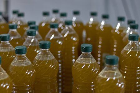 Spanish olive oil process factoryの写真素材