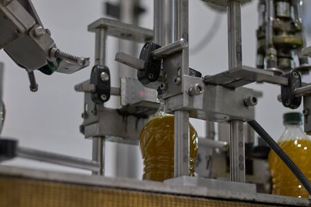 Spanish olive oil process factoryの写真素材