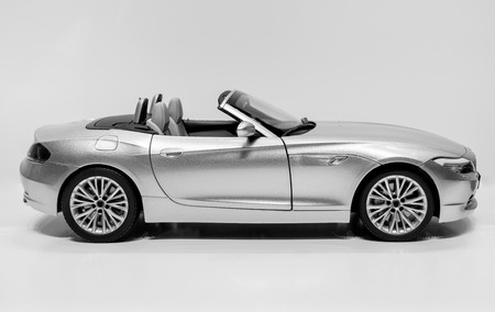 Sports car Black and whiteの写真素材