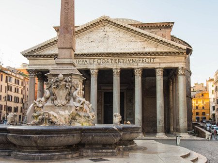 Pantheon, Rome, Italyのeditorial素材
